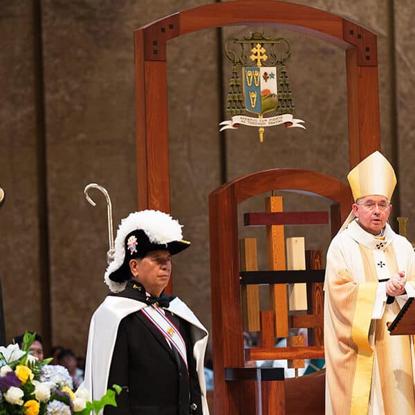 LA archbishop, joined by business leaders, starts fund to help families affected by ICE raids