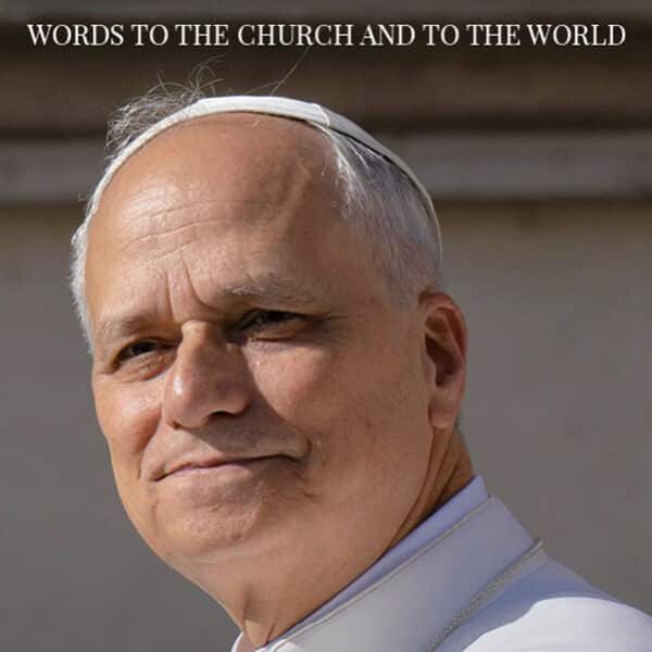 Pope’s first World Peace Day message draws from his first public greeting