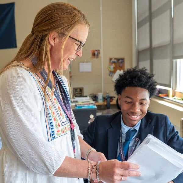 Archbishop Curley’s Natalie Hax named the archdiocese’s high school teacher of the year
