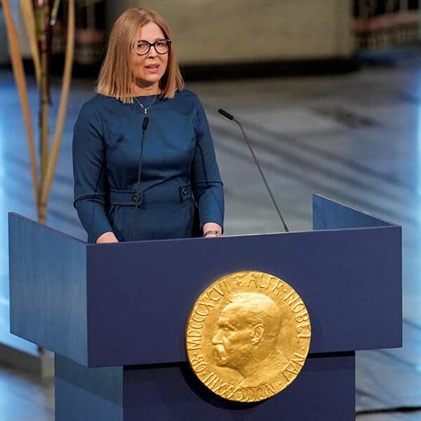 Wife of Nobel laureate Ales Bialiatski urges Pope Leo to back jailed Catholic leader