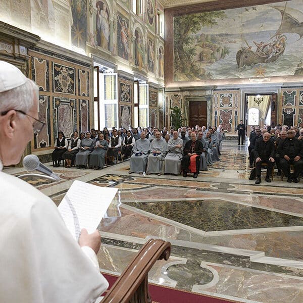 Religious obedience is ‘act of love’ that builds community, pope says