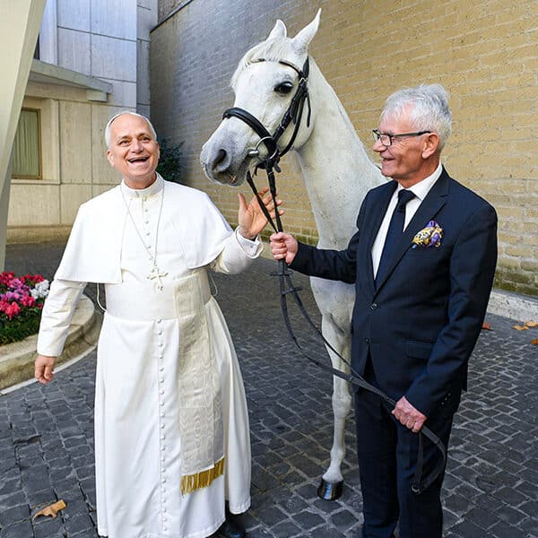 From Poland with love: Pope Leo reins in a royal Arabian gift