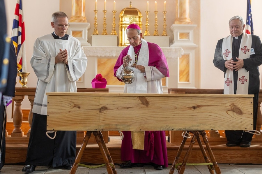 Some of Maryland’s first colonists come home, as their remains brought back for reinterment ceremony