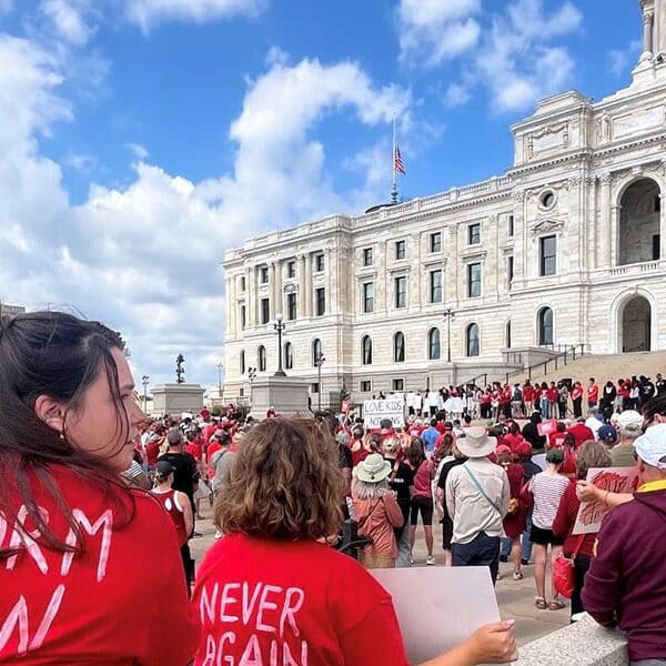 Parents at Annunciation in Minneapolis seek legislative change, gun control bills