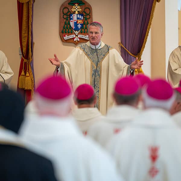 Bishops tell pope they’ll continue to stand with migrants, defend right to worship freely at Baltimore meetings