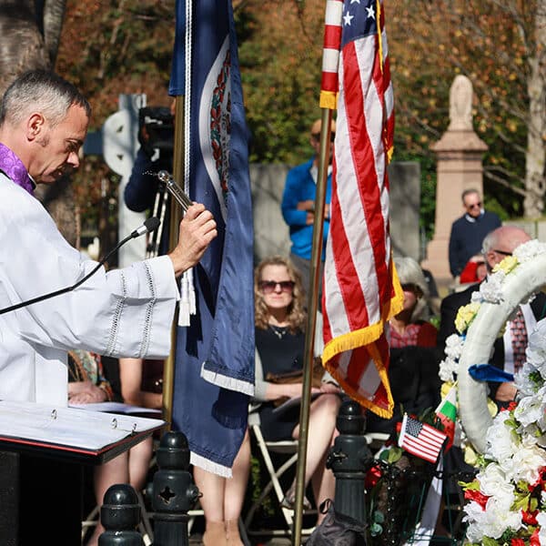 President’s daughter reinterred alongside family in Catholic ceremony in Virginia