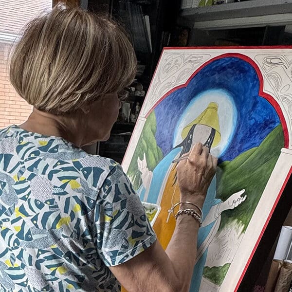 Indigenous elders, New York artist, Seattle cathedral join to create St. Kateri icon