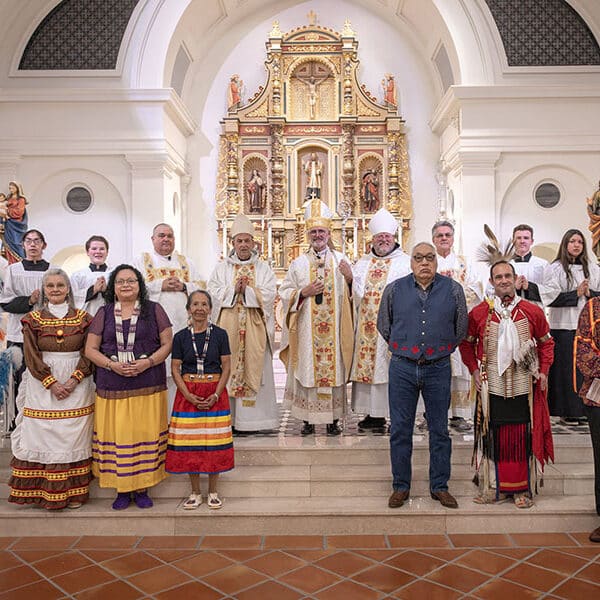 Archbishop Coakley celebrates annual Native American Mass at Blessed Stanley Rother Shrine