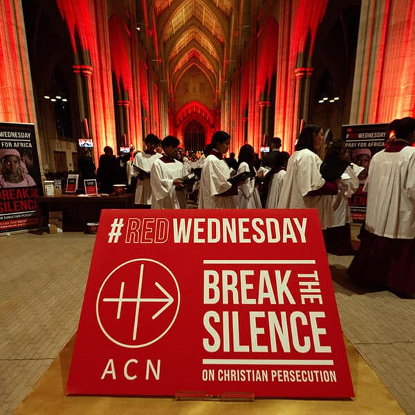 Red Wednesday: A global stand for persecuted Christians will see 600 churches lit up in red