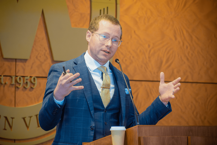 Keynote speaker Dr. Dominique J. Monlezun