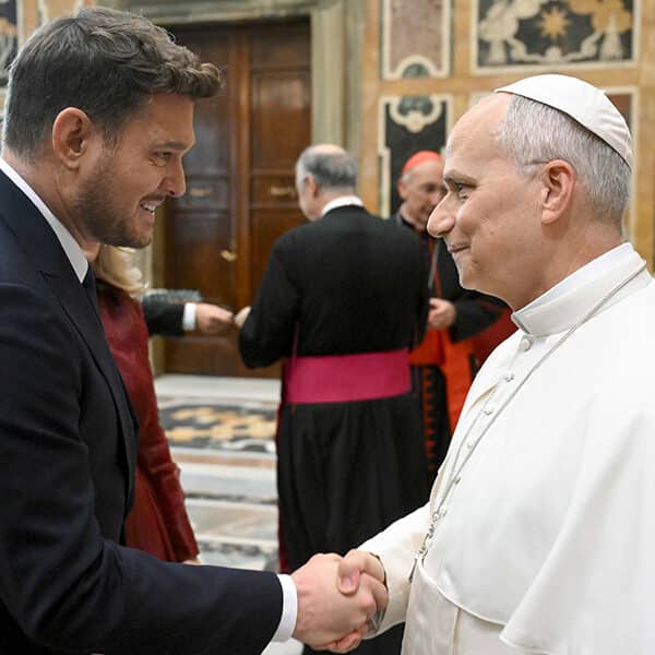 Pope asks Michael Bublé, other artists to give their best for poor