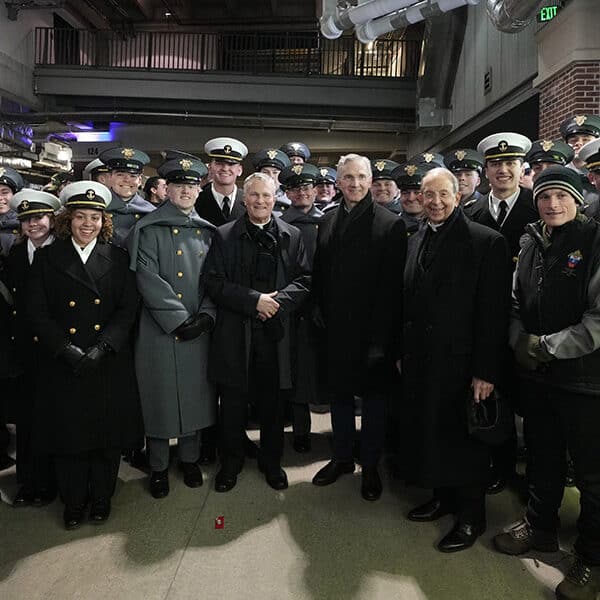 Archbishop Lori, Knights of Columbus lead rosary at 126th Army-Navy game