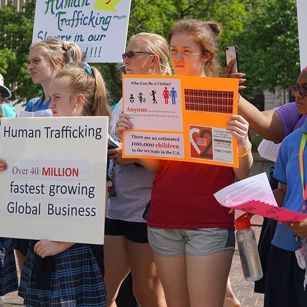 Former ambassadors seek renewed bipartisanship to fight human trafficking