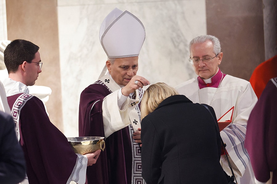 Pope Leo XIV calls for ‘countercultural’ repentance on first Ash Wednesday of his pontificate