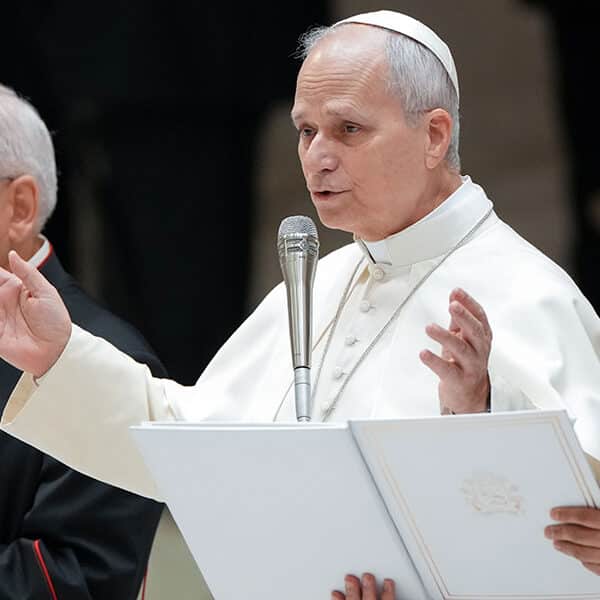 In a world of empty words, sacred Scripture offers nourishment, healing, pope says