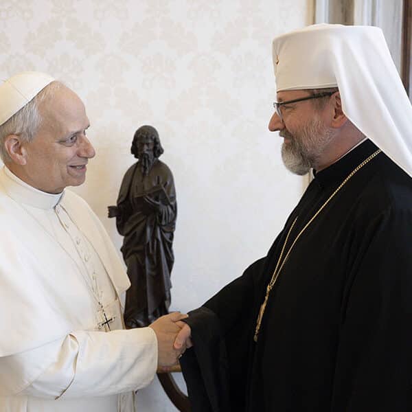 Head of Ukrainian Catholic Church meets with Pope Leo, calls Ukraine ‘wounded but alive’