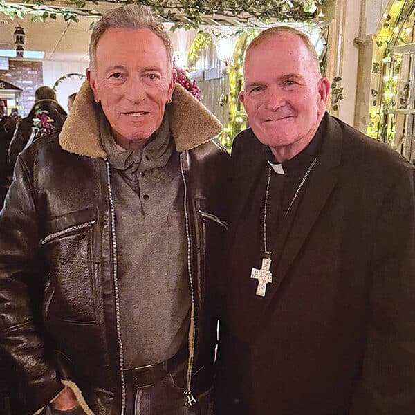 The bishop meets ‘the Boss’: New Jersey bishop has impromptu lunch with Bruce Springsteen
