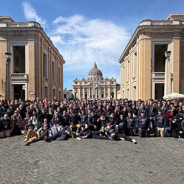 Chesterton Academy students from across U.S. make pilgrimage to Rome
