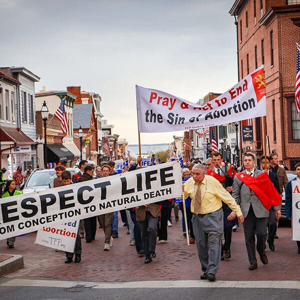 Fired Planned Parenthood whistleblower addresses Maryland March for Life