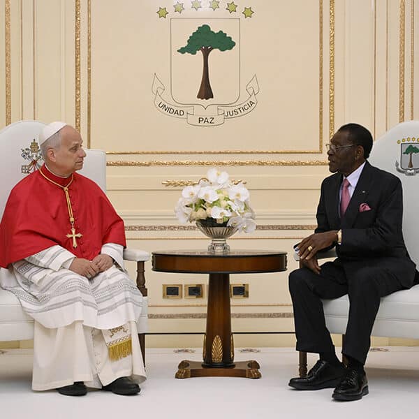 Pope Leo meets Equatorial Guinea’s dictator, quoting St. Augustine’s ‘City of God’