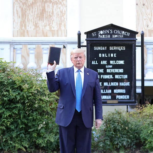 Trump participates in Bible reading after AI depiction resembling Jesus, Pope Leo controversies