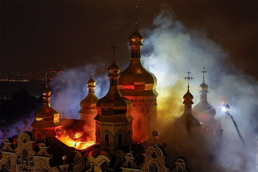 Catholic, Orthodox leaders condemn Russian attack on Kyiv cathedral