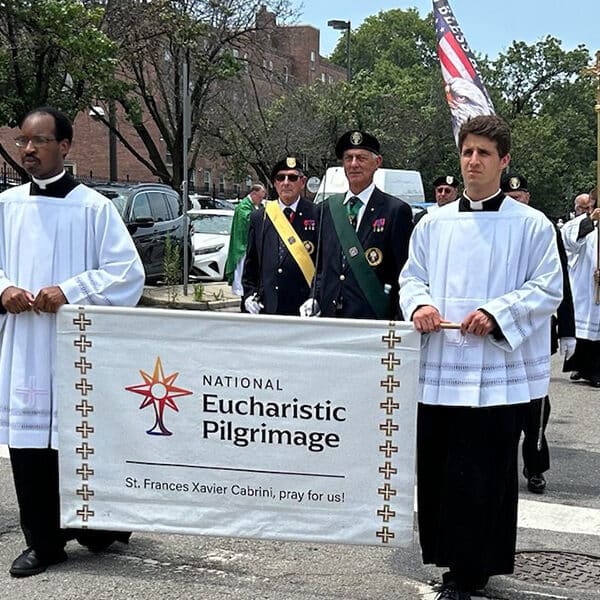 Pope Leo to pilgrims: ‘Strong; Eucharistic heritage of US must continue as source of renewal, unity’