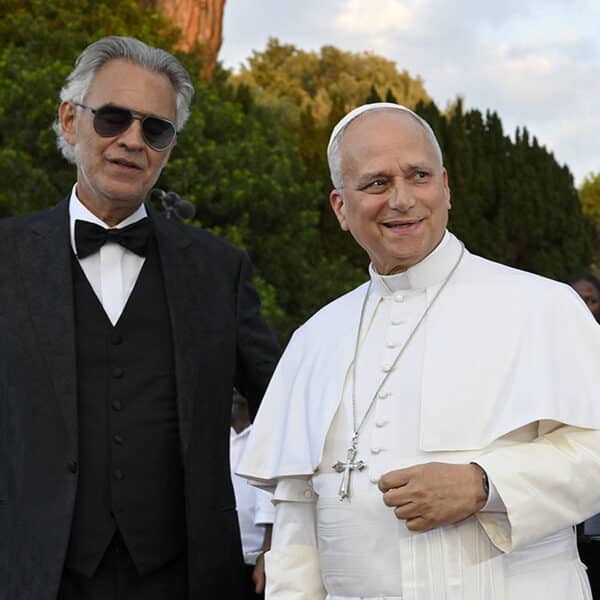 Pope Leo XIV at Andrea Bocelli concert: Music’s beauty points us to God