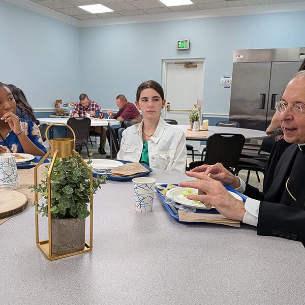 Teens gather for AI conversation with Archbishop Lori