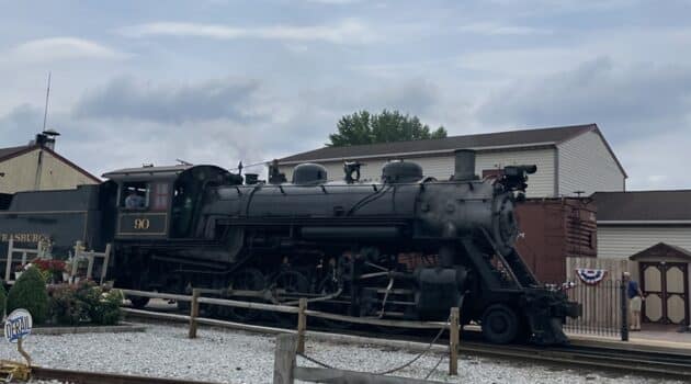 Steam locomotive at Strasburg PA
