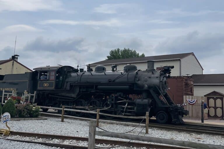 Steam locomotive at Strasburg PA