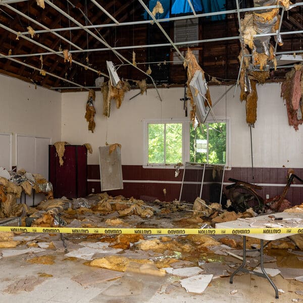 Fire damages building used for youth activities at St. Joseph, Fullerton