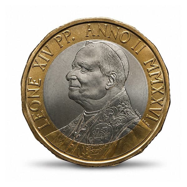 Vatican City mints new coins featuring face of Pope Leo XIV
