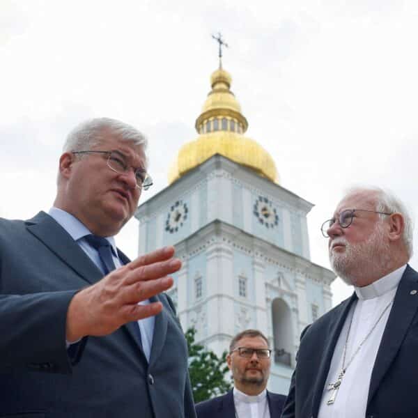 Vatican’s top diplomat begins visit to Russia as European leaders flock to Kyiv