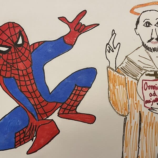 Two heroes: St. Ignatius and Spider-Man