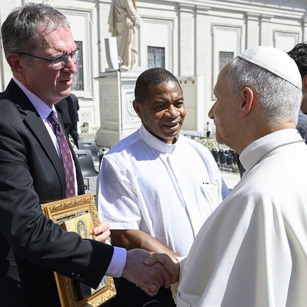 Belarusian Catholic dissident returns home, urges prayers for imprisoned following papal audience