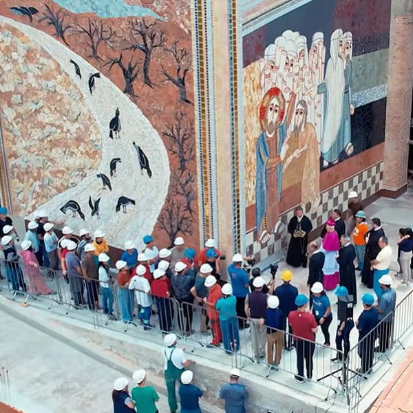 Aparecida shrine celebrates completion of Rupnik-designed western facade