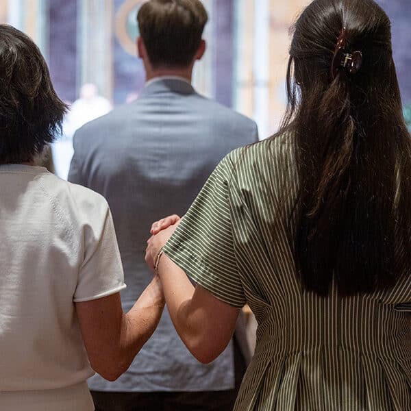 Question Corner: Is it appropriate to hold hands or lift your hands up during the Our Father at Mass?