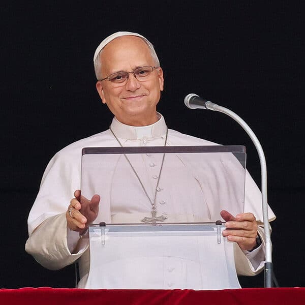 Pope Leo returns to Vatican window for Angelus saying prayers sustained him after cancer surgery